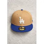 Gorra New Era 59fifty La Dodgers Cerrada Café Azul 7 3/8
