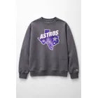 Sudadera New Era Astros De Houston Mlb Cuello Redondo Gris