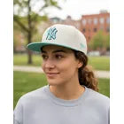 Gorra New Era 59FIFTY New York Yankees Beige y Turquesa Original