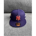 Gorra New Era 59fifty Yankees Morada Patch World Series 1999