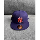 Gorra New Era 59fifty Yankees Morada Patch World Series 1999