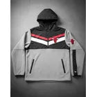 Sudadera New Era Chicago Bulls Con Media Cierre