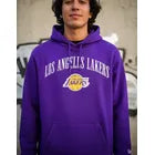 Sudadera Hoodie New Era Nba Los Angeles Lakers Morada