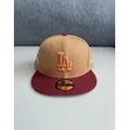Gorra New Era 59fifty La Dodgers Parche Aniversario Trigo