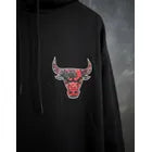 Sudadera Con Capucha New Era Chicago Bulls Negra