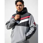 Sudadera New Era Chicago Bulls Con Media Cierre