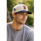 Gorra Boston Red Sox Mlb De Pana Visera Plana Bicolor