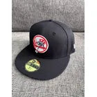 Gorra New Era 59fifty Yankees Negra Cerrada Talla 7 1/4 Mlb