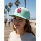 Gorra New Era 59fifty San Diego Padres Menta Rosa Original