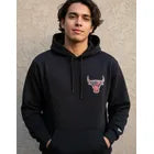 Sudadera Con Capucha New Era Chicago Bulls Negra