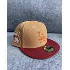 Gorra New Era 59fifty La Dodgers Parche Aniversario Trigo