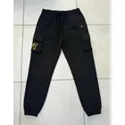 Pants Jogger Cargo New Era Negro Bordado Hombre