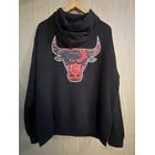 Sudadera Con Capucha New Era Chicago Bulls Negra
