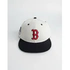 Gorra Boston Red Sox Mlb De Pana Visera Plana Bicolor