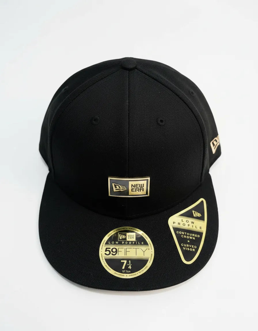 Gorra New Era 59fifty Low Profile Negro Talla 7 1/4
