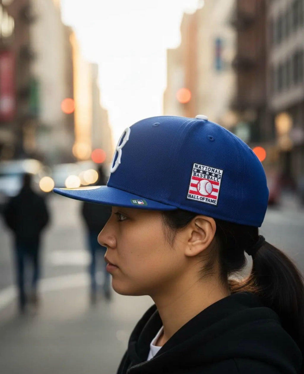 Gorra new era 59fifty brooklyn dodgers hall of fame azul rey